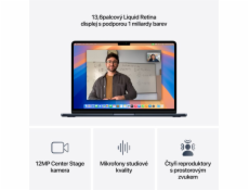 Apple MacBook Air 13   M4 chip 10-core CPU and 8-core GPU, 16GB, 256GB SSD - Midnight