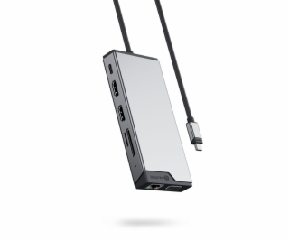 Alogic USB-C PD DV3 Triple Display Docking Station Space Gr