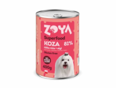 ZOYA Superfood Goat - vlhké krmivo pro psy - 400g