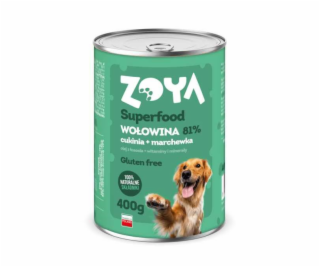 ZOYA Superfood Beef - vlhké krmivo pro psy - 400g