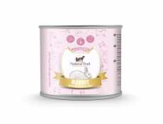 NATURAL TRAIL Cat Monoprotein Králík - mokré krmivo pro kočky - 185 g