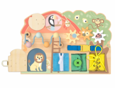 2Kids Toys Kostky Activity board Domeček se zvířátky