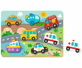 2Kids Toys Vkládací puzzle Doprava