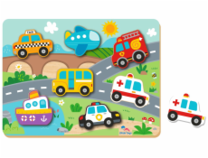 2Kids Toys Vkládací puzzle Doprava