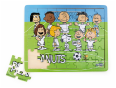 small foot Dřevěné puzzle Peanuts fotbal