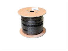 Kábel Digitus U/UTP, drôt kat. 6, externý PE, 305m gélová náplň, čierny (DK-TP612)