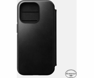 Nomad Moderní kožené pouzdro Horween Black pro iPhone 14 Pro