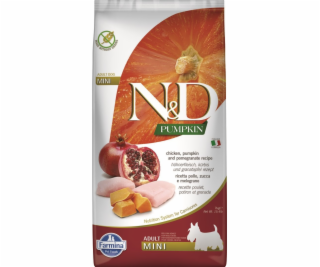 N&D PUMPKIN DOG Adult Mini Chicken & Pomegranate 7kg gran...