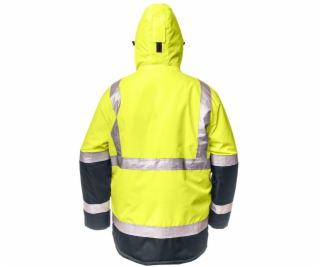BO_SAFETY Bunda CANVAS HI-VIS FB-8946 žlutá, modrá, M