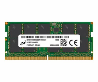 Micron DDR5 ECC SODIMM 16GB 1Rx8 5600 CL46 (16Gbit) (Sing...
