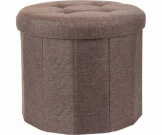 Home Styling Collection Pouf s prošívaným sedákem OTTOMAN...