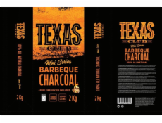 Dřevěné uhlí  Texas Club  ANGL2NEW, 2 kg