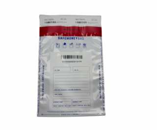 SAFEMONEYBAG Trezorové obálky biele B5 190x260+35 100 ks