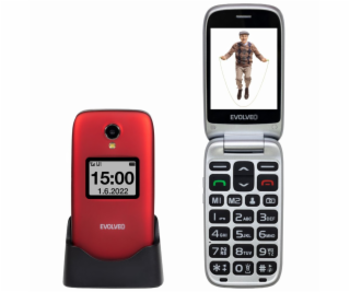 EVOLVEO EasyPhone FS, vyklápěcí mobilní telefon 2.8  pro ...