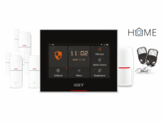 iGET HOME X5 Advanced - Inteligentní Wi-Fi/GSM alarm,v aplikaci i ovládání IP kamer a zásuvek,CZ app