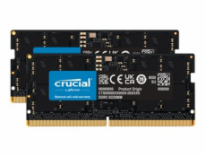 Crucial - DDR5 - sada - 24 GB: 2 x 12 GB - SO-DIMM 262 pinů - 5600 MHz / PC5-44800 - CL46 - 1.1 V - on-die ECC