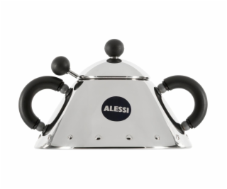 Alessi Sugar Bowl with Spoon black 9097 B