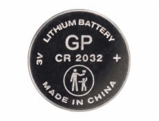 1x500 GP CR2032 Lithium 3V Knopfzelle BULK Schrumpfpack