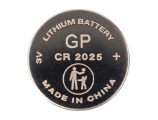 1x500 GP CR2025 Lithium 3V Knopfzelle BULK Schrumpfpack