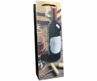 JU-PITER Dárková taška láhev na víno 908 12x35x9cm p12 mi...