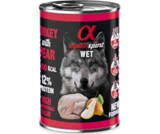 ALPHA SPIRIT WET Krůta s hruškou - mokré krmivo pro psy -...
