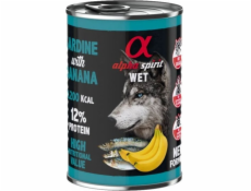 ALPHA SPIRIT WET Sardinka s banánem - mokré krmivo pro psy - 400g
