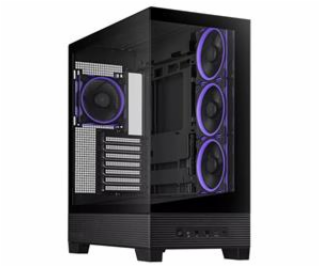 ASUS case A31 PLUS TG ARGB, Mid Tower, Průhledná bočnice,...