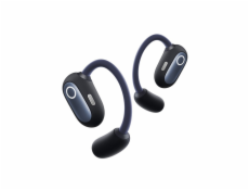 Baseus Eli Fit Open- Ear Sluchátka s mikrofonem Bezdrátové připojení/hudba USB Type-C Bluetooth Černá