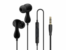 Baseus Encok HZ20 Sluchátka s mikrofonem Kabel Do ucha Hovory/hudba Černá