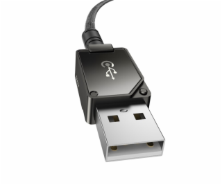 Baseus Unbreakable Kabel USB A na iP 1 m 5V-2,4A černý