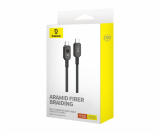 Baseus Unbreakable Kabel USB C na USB C 1 m černý