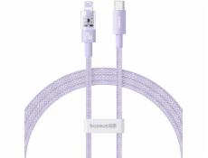 Baseus Gem Rychlonabíjecí kabel USB-C na iP 1 m 20 W Fialová