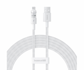 Baseus Gem Rychlonabíjecí kabel USB na IP 2,4A 2 m Bílá