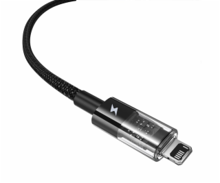 Baseus Gem Rychlonabíjecí kabel USB na IP 2,4A 2 m černý