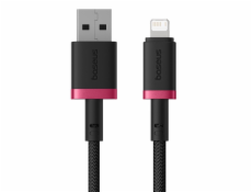 Baseus Dura Rychlonabíjecí kabel typu A na IP 2,4A černý, Červená