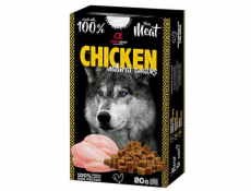 ALPHA SPIRIT Kuře natural snacks - pamlsek pro psa - 80g