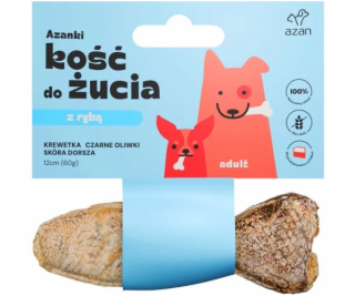 AZANKI Kost s krevetou a černými olivami v kůži tresky ve...