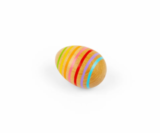 Bigjigs Toys Dřevěné hudební vejce pruhované