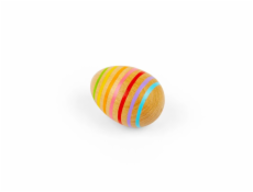 Bigjigs Toys Dřevěné hudební vejce pruhované