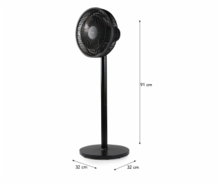 Stojanový ventilátor 2v1-  černý - DOMO DO8157