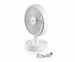 Stolní USB aku ventilátor s oscilací - DOMO DO8151
