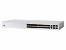 Cisco switch CBS350-24S-4G-UK (24xSFP,4xGbE/SFP combo,fanless) - REFRESH
