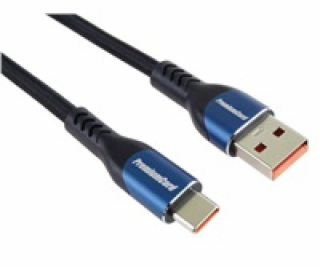 PREMIUMCORD Kabel USB-C na USB 2.0, Nabíjecí, 5A, 2m