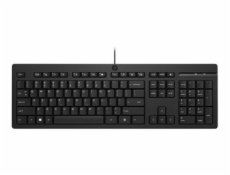 HP 125 - Klávesnice - 100% - full size - USB - česká/slovenská - černá