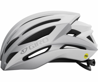 Giro Road Helmet Sytax Integrated MIPS Matte White Silver...