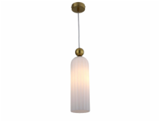 Závěsné svítidlo Light Prestige Závěsné svítidlo Piega, jednoplamenné, bílé závěsné do ložnice