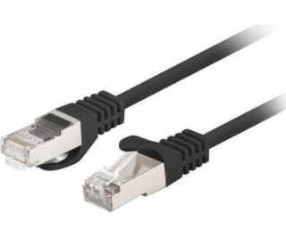 Lanberg Patchcord kat.6 FTP 0,5m černý Fluke 10-bal