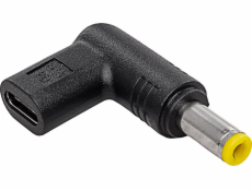 AKYGA Adaptér 5,5 x 2,5 zástrčka pro univerzální napájecí zdroj AK-ND-C01 USB-C / 5,5 x 2,5 mm