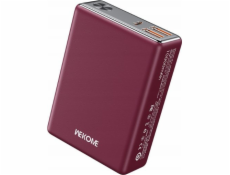 WEKOME Powerbanka 10000 mAh Super rychlé nabíjení USB-C PD 20W + 2x USB-A QC3.0 22,5W červená