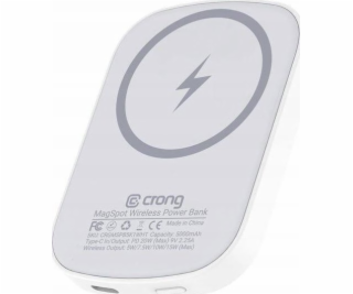 CRONG Bezdrátová powerbanka s MagSafe 5000mAh, USB-C 20W PD